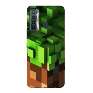 Чохол Майнкрафт на TECNO Camon 17 (AlphaPrint) Minecraft