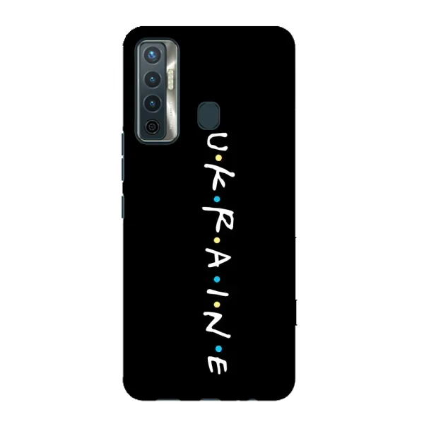 Чохол з принтом «UKRAINE» для TECNO Camon 17