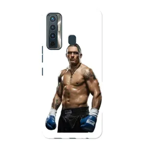Чехол с принтом «Усик на белом» для TECNO Camon 17