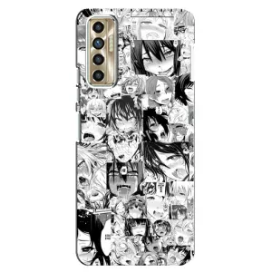 Чохол з принтом «Ahegao manga» для TECNO Camon 17P (CG7n)