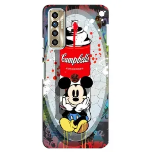 Чехол Disney Mouse TECNO Camon 17P (CG7n) (PREMIUMPrint) (Американский Маус)
