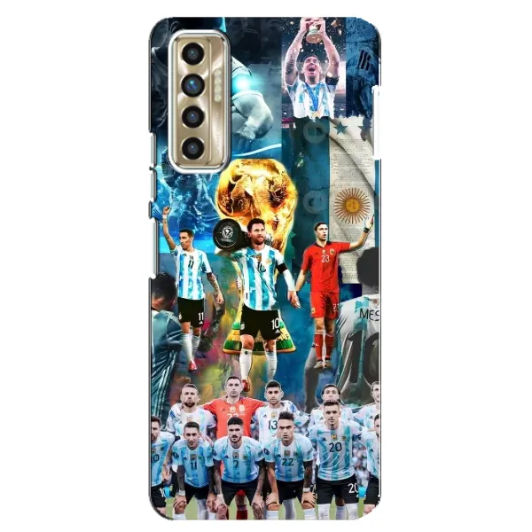 Чехол с принтом «Аргентина Месси» для TECNO Camon 17P (CG7n)