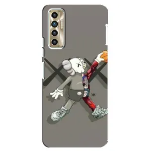 Чехлы для TECNO Camon 17P (CG7n) - Bearbrick Louis Vuitton (PREMIUMPrint) (Беарбрик Джордан)