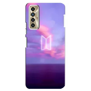 Чехол с принтом «BTS логотип» для TECNO Camon 17P (CG7n)