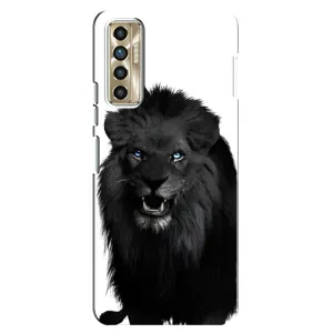 Чехлы с картинками животных TECNO Camon 17P (CG7n) (Черный ЛЕВ)