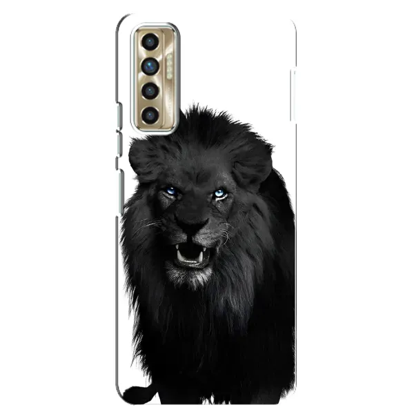 Чехол с принтом «Черный ЛЕВ» для TECNO Camon 17P (CG7n)