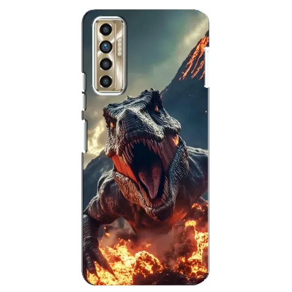 Чехол с принтом «Огненный динозавр» для TECNO Camon 17P (CG7n) Чехол с принтом «Огненный динозавр» для TECNO Camon 17P (CG7n)