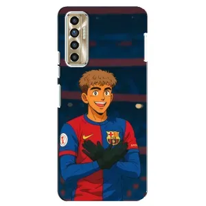 Чехол с футболистом Ламин Ямаль TECNO Camon 17P (CG7n) (Футболист Ямаль)