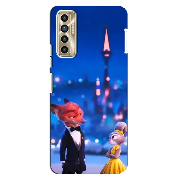 Чехол с принтом «Романтический вечер Зверополис» для TECNO Camon 17P (CG7n)