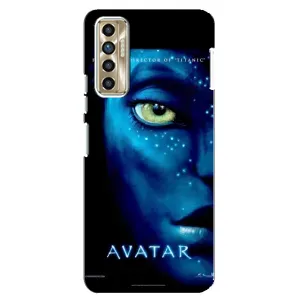 Чехлы с фильма АВАТАР для TECNO Camon 17P (CG7n) (AlphaPrint) (глаз Аватара)