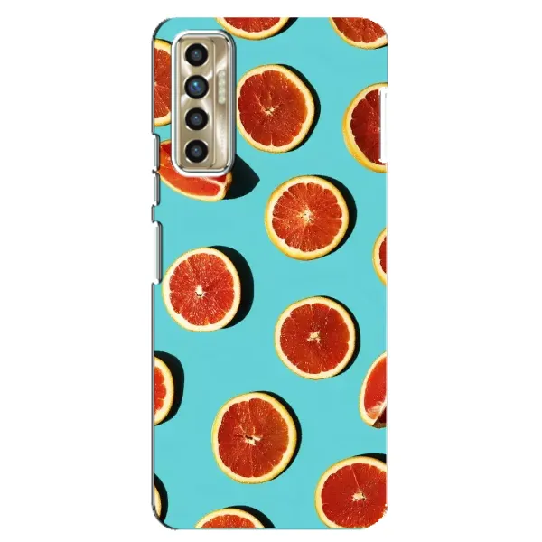 Чохол з принтом «Грейпфрут» для TECNO Camon 17P (CG7n)