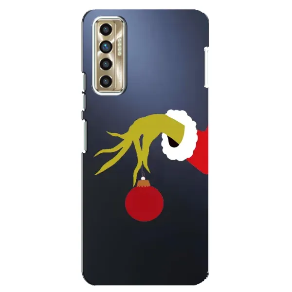 Чехол с принтом «Гринч с игрушкой» для TECNO Camon 17P (CG7n) Чехол с принтом «Гринч с игрушкой» для TECNO Camon 17P (CG7n)