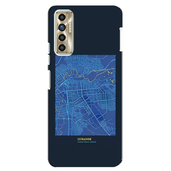Чехол с принтом «Гуганск» для TECNO Camon 17P (CG7n)