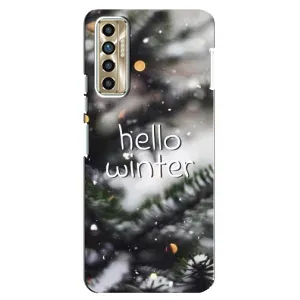 Новогодние, Праздничные Чехлы для TECNO Camon 17P (CG7n) - 2024 год (Hello winter)