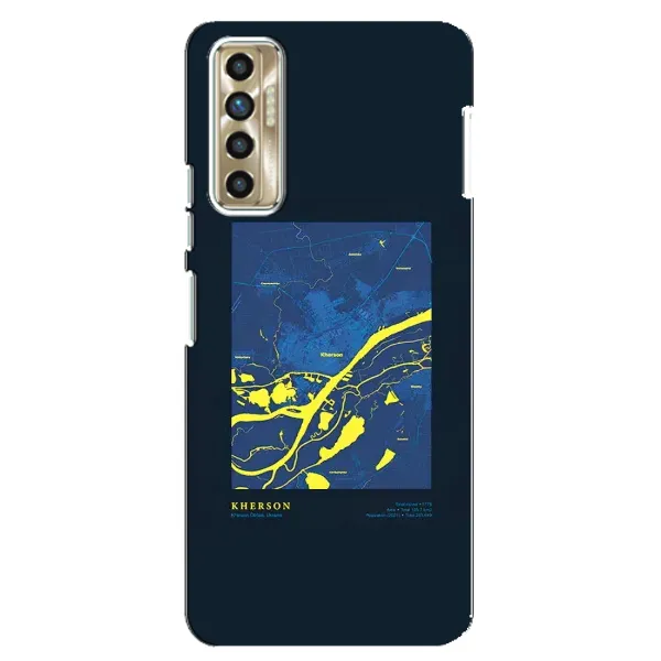 Чехол с принтом «Херсон» для TECNO Camon 17P (CG7n)