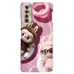 Чехол с Лабубу на TECNO Camon 17P (CG7n) (Игрушка Лабубу)
