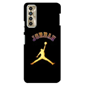 Чохли для TECNO Camon 17P (CG7n) - з картинкою JORDAN (AlphaPrint) (Jordan Gold)