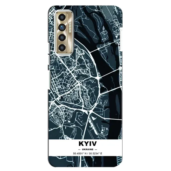 Чехол с принтом «Киев» для TECNO Camon 17P (CG7n)