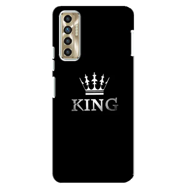 Чехол с принтом «KING» для TECNO Camon 17P (CG7n)