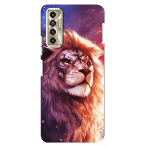 Чохол з принтом «Красочний Лев» для TECNO Camon 17P (CG7n)