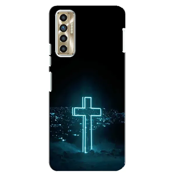 Чехол с принтом «Крест и город» для TECNO Camon 17P (CG7n) Чехол с принтом «Крест и город» для TECNO Camon 17P (CG7n)