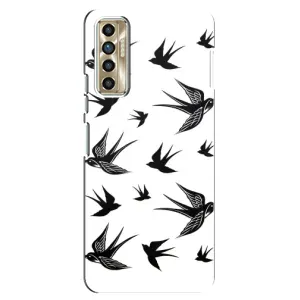 Чехол с птицами на TECNO Camon 17P (CG7n) (VPrint)