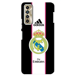 Чехол для TECNO Camon 17P (CG7n) с принтом Реал Мадрид (Лого Real Madrid)