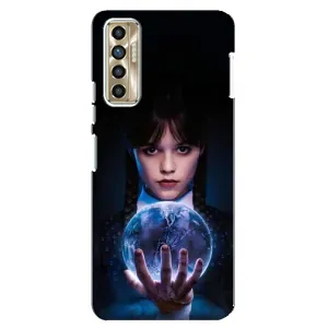 Чехол с принтом «Магическая сфера Уэнздей» для TECNO Camon 17P (CG7n)
