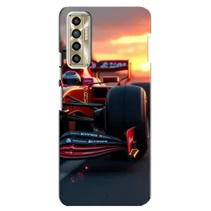Чехол Формула1 на TECNO Camon 17P (CG7n) (Макларен на закате)