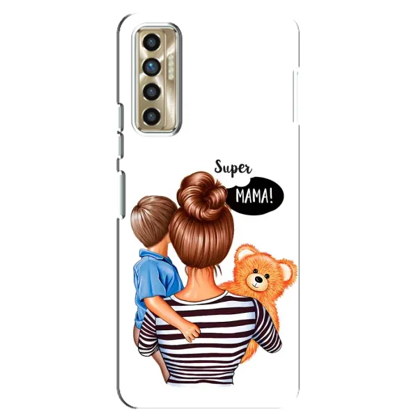 Чохол з принтом «Мама з синочком» для TECNO Camon 17P (CG7n)