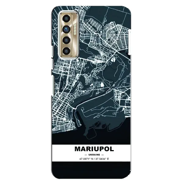 Чехол с принтом «Мариуполь» для TECNO Camon 17P (CG7n)