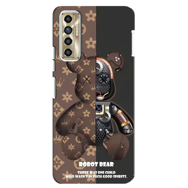 Чехол с принтом «Медведь Луи Витон» для TECNO Camon 17P (CG7n)