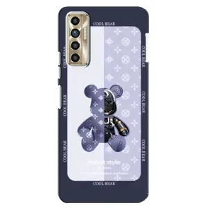Крутые Чехлы Луи Виттон для TECNO Camon 17P (CG7n) (AlphaPrint) (Медвежонок LV)