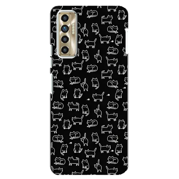 Чохол з принтом «Маленькі котики» для TECNO Camon 17P (CG7n)