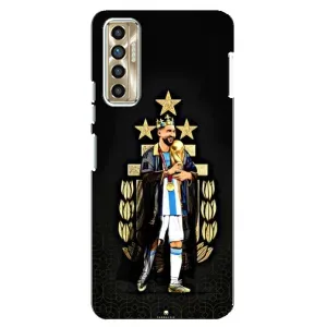 Чехол с принтом «Месси Король» для TECNO Camon 17P (CG7n)