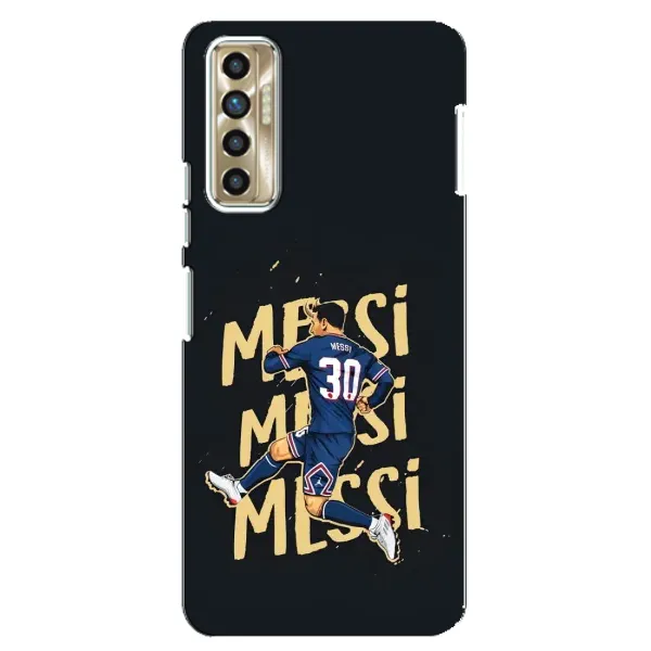 Чехол с принтом «Messi ПСЖ» для TECNO Camon 17P (CG7n)