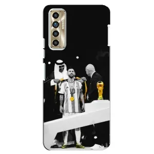Чехол с принтом «Месси в накидке» для TECNO Camon 17P (CG7n)