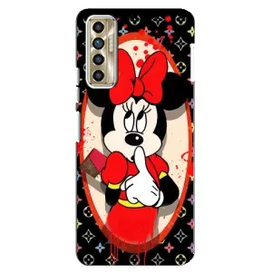 Чехол Disney Mouse TECNO Camon 17P (CG7n) (PREMIUMPrint) (Минни Маус ЛВ)