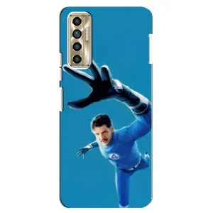 Чехол с принтом Фантастическая четверка для TECNO Camon 17P (CG7n) (Мистер Фантастик супергерой)