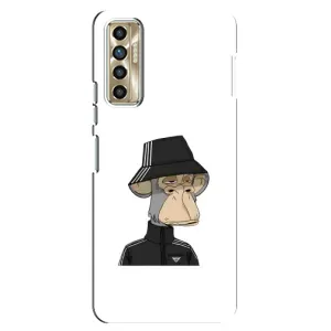 Чехлы с Обезьянами NFT для TECNO Camon 17P (CG7n) (AlphaPrint) (обезьяна NFT Adidas)