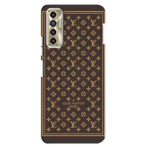 Чехлы Луи Витон для TECNO Camon 17P (CG7n) (AlphaPrint - LOUIS VUITTON) (обои LV)