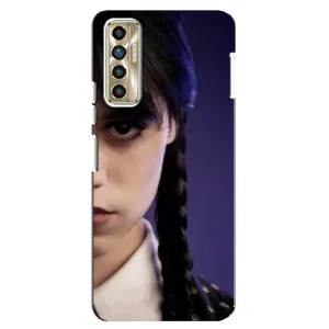 Чехол с принтом «Загадочный взгляд Уэнздей» для TECNO Camon 17P (CG7n)