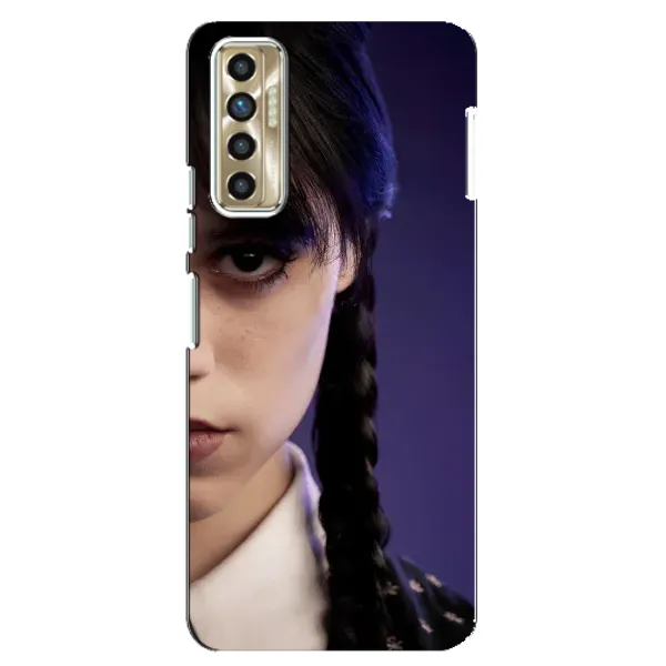 Чехол с принтом «Загадочный взгляд Уэнздей» для TECNO Camon 17P (CG7n)