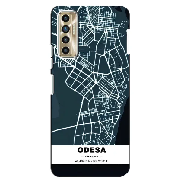 Чехол с принтом «Одесса» для TECNO Camon 17P (CG7n)