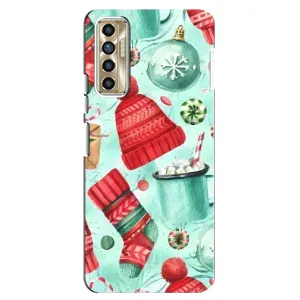 Чехол с принтом «Одежда НГ» для TECNO Camon 17P (CG7n)