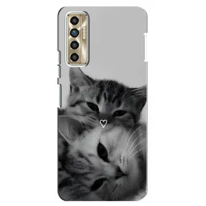 Чохол з малюнком кіт на TECNO Camon 17P (CG7n) (Пара котів)