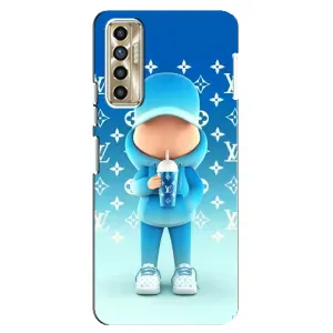 Крутые Чехлы Луи Виттон для TECNO Camon 17P (CG7n) (AlphaPrint) (Парень LV)