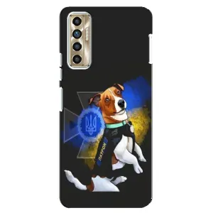 Чехлы с картинкой собаки Патрон для TECNO Camon 17P (CG7n) (AlphaPrint) (Патрон собачка)