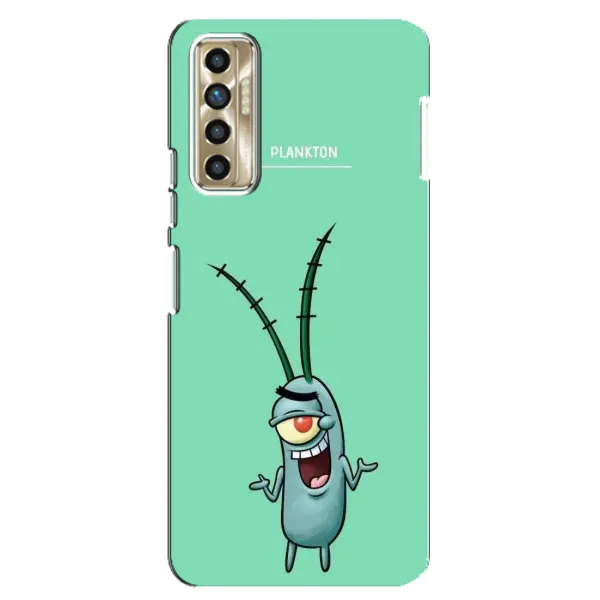 Чехол с принтом «Персонаж Планктон» для TECNO Camon 17P (CG7n)