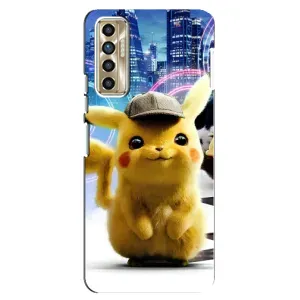 Чехол с Пикачу на TECNO Camon 17P (CG7n) (Пикачу в городе)